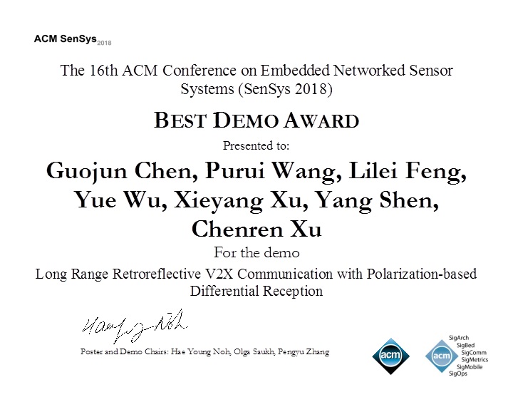 20181117高能效计算与应用中心许辰人研究员课题组获嵌入式网络传感器系统国际会议最佳演示系统奖01.jpg 20181117高能效计算与应用中心许辰人研究员课题组获嵌入式网络传感器系统国际会议最佳演示系统奖01.jpg